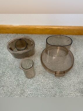 Cuisinart Food Processor Replacement Lid/Cover Assembly Amber CFP-4.5.5A.9